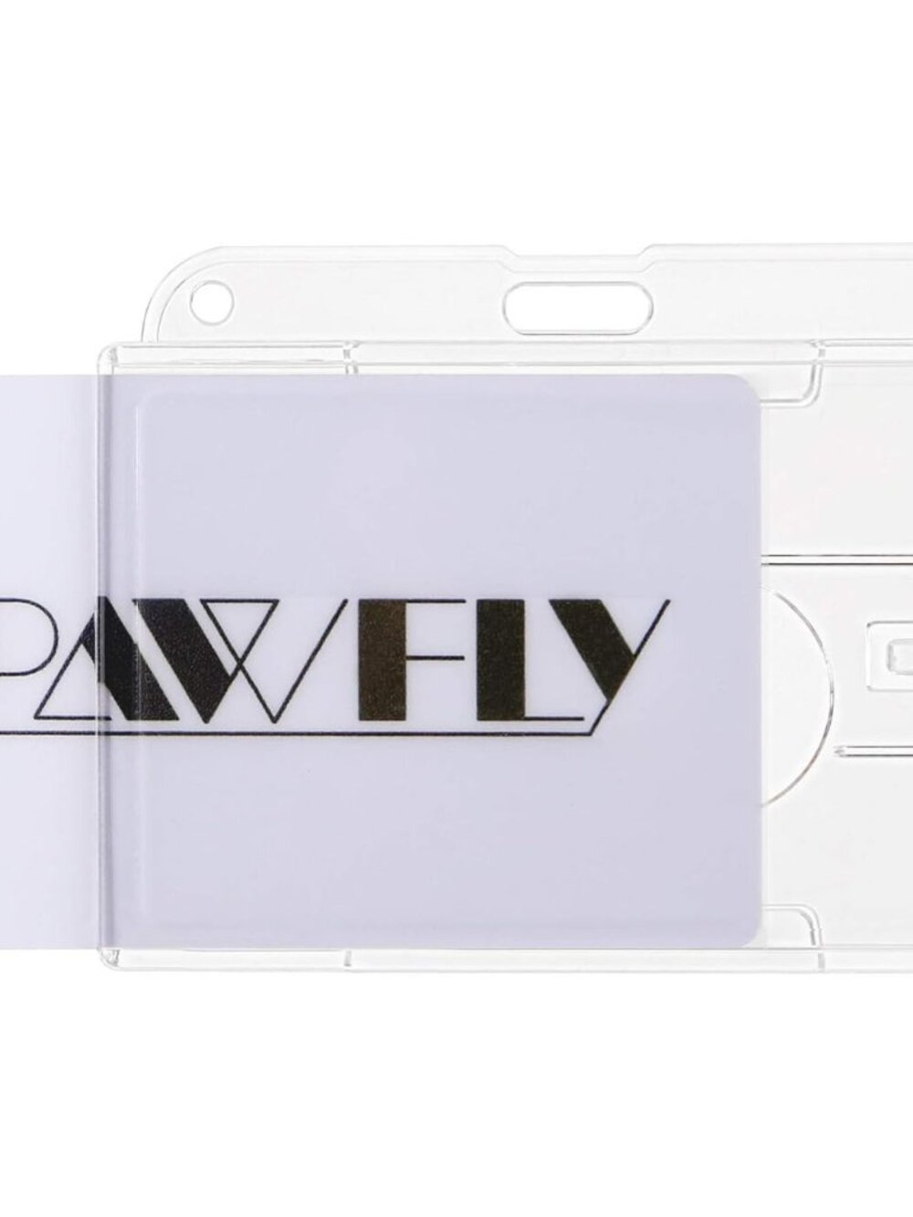 2 Pack Horizontal 2-Card Badge Holders for Office IDs